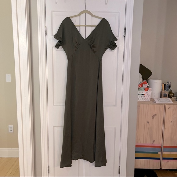 Leila Silk Handmade Silk Blend Dress - Picture 2 of 10